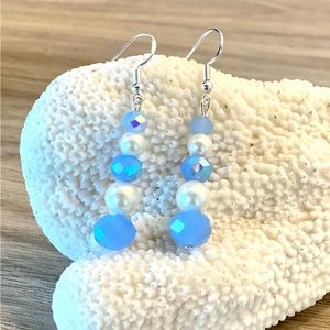 136. Beachy beaded earrings